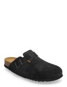 Sl Olivier New Suede Black Shoes Mules & Clogs Black Scholl