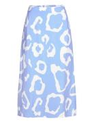 Objjacira Mw Skirt Noos Skirts Knee-length & Midi Skirts Blue Object