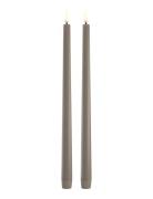 Led Slim Taper Candle Home Decoration Candles Led Candles Brown UYUNI ...
