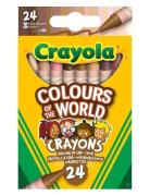 Crayola Colours Of The World Crayons 24 Pcs Toys Creativity Drawing & ...