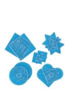 Hama Maxi 10 Pegboards Geometric Shapes Toys Creativity Drawing & Craf...
