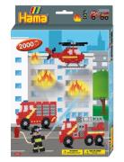 Hama Midi Hanging Box Fire Fighters 2000 Pcs Toys Creativity Drawing &...