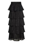 Devore Maxi Skirt Skirts Maxi Skirts Black By Ti Mo