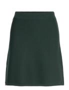 Slfkamma Hw Short Knit Skirt Skirts Short Skirts Green Selected Femme