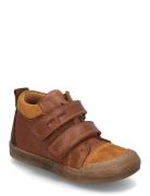 Sneaker™ Velcro Shoe Shoes Pre-walkers - Beginner Shoes  Brown Pom Pom