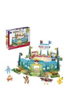 Pokémon Traning Stadium Building Toy Kit, With 5 Action Figures  For K...