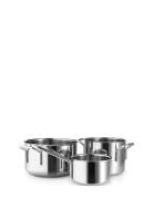 Stainless Steel Grydesæt 3 Stk. 1,1 L 2,2 L 3,6 L Home Kitchen Pots & ...