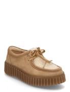 Torhill Bee D Shoes Flat Loafers Beige Clarks