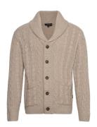 Inilterly Tops Knitwear Cardigans Beige INDICODE