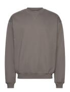 Wbcope Home Crew Tops Sweatshirts & Hoodies Sweatshirts Grey Woodbird