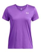 Tech Ssv- Solid Tops T-shirts & Tops Short-sleeved Purple Under Armour