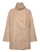 Keaton - Fluffy Wool Blend Uldjakke Jakke Beige Day Birger Et Mikkelse...