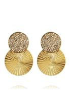 Lizzy Earrings Gold Ørestickere Smykker Gold Caroline Svedbom