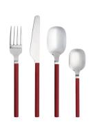 Confetti Cutlery 16 Pcs Chili Home Tableware Cutlery Cutlery Set Red A...