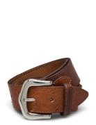 Leather Belt Bælte Brown Mango