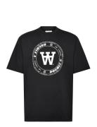 Wwasa Tirewall T-Shirt Gots Tops T-Kortærmet Skjorte Black Double A By...