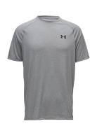 Ua Tech 2.0 Ss Tee Sport T-Kortærmet Skjorte Grey Under Armour