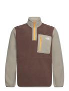 M Yumiori 1/4 Zip Sport Sport Clothing Sport Fleeces & Midlayers Brown...