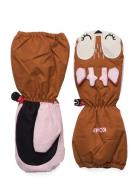 Animal Fam Chi Mitt Accessories Gloves & Mittens Gloves Brown Kombi