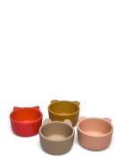 Malene Silic Bowl 4-Pack Home Meal Time Plates & Bowls Bowls Red Liewo...