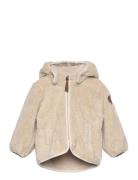 Wp Teddy Jacket W Ears Outerwear Fleece Outerwear Fleece Jackets Beige...