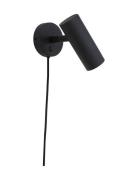 Nida - Lamp, Black, 190 Cm Fabric Cord Home Lighting Lamps Wall Lamps ...