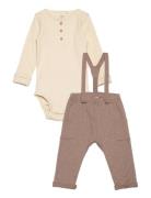 Body Trousers With Braclets Sets Sets With Body Brown Lindex