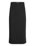 Soft Long Penskirt Pencilnederdel Nederdel Black Bubbleroom