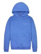 U Mini Corp Logo Hoodie Tops Sweatshirts & Hoodies Hoodies Blue Tommy ...