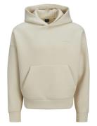 Jcokinetic Sweat Hood Jnr Tops Sweatshirts & Hoodies Hoodies Cream Jac...