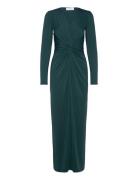 Billie Long Dress Maxikjole Festkjole Green Rosemunde