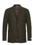 Justin P Designers Blazers Single Breasted Blazers Khaki Green Tiger O...