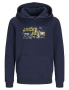 Jcooutdoor Logo Sweat Hood Sn Jnr Tops Sweatshirts & Hoodies Hoodies N...