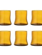 Florentine Drinking Glass Home Tableware Glass Drinking Glass Yellow B...