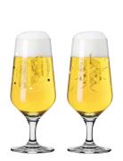 Brauchzeit Ölglas Pils 2-P No: 1 & 2 Home Tableware Glass Beer Glass M...