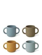 Gene Cup 4-Pack Home Meal Time Cups & Mugs Cups Blue Liewood