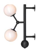 Atom Home Lighting Lamps Wall Lamps Black Halo Design