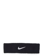 Nike Swoosh Headband Sport Headwear Headbands Black NIKE Equipment