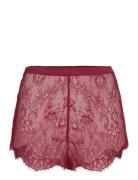 Delphine Lace Shorts Shorts Red Hunkemöller