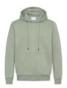 Jjebradley Sweat Zip Hood Noos Tops Sweatshirts & Hoodies Hoodies Gree...