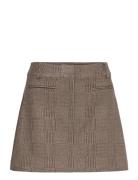 Skirt Skirts Short Skirts Brown Sofie Schnoor