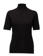 Lima Rullekrave Strik Tops Knitwear Turtleneck Black Minus