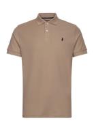 Mcs Polo Hurst Men Tops Polos Short-sleeved Beige MCS