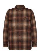 Wool Miller Overshirt Tops Overshirts Brown Superdry