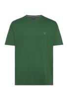 Emb Original Shield T-Shirt Tops T-Kortærmet Skjorte Green GANT