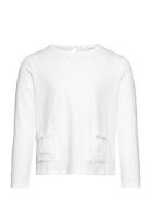 Long-Sleeved T-Shirt With Pockets Tops T-shirts Long-sleeved T-Skjorte...