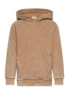 Sweatshirt Ls St Washed Tops Sweatshirts & Hoodies Hoodies Beige Minym...