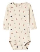 Nbmtumas Ls Body Bodies Long-sleeved Beige Name It