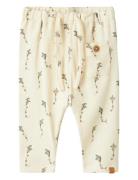 Nbmgavo Elo Loose Pant Lil Noos Bottoms Trousers Cream Lil'Atelier