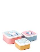 Set Of 3 Lunch Box M/L/Xl Julie Dodsworth Pink Botanical Home Meal Tim...